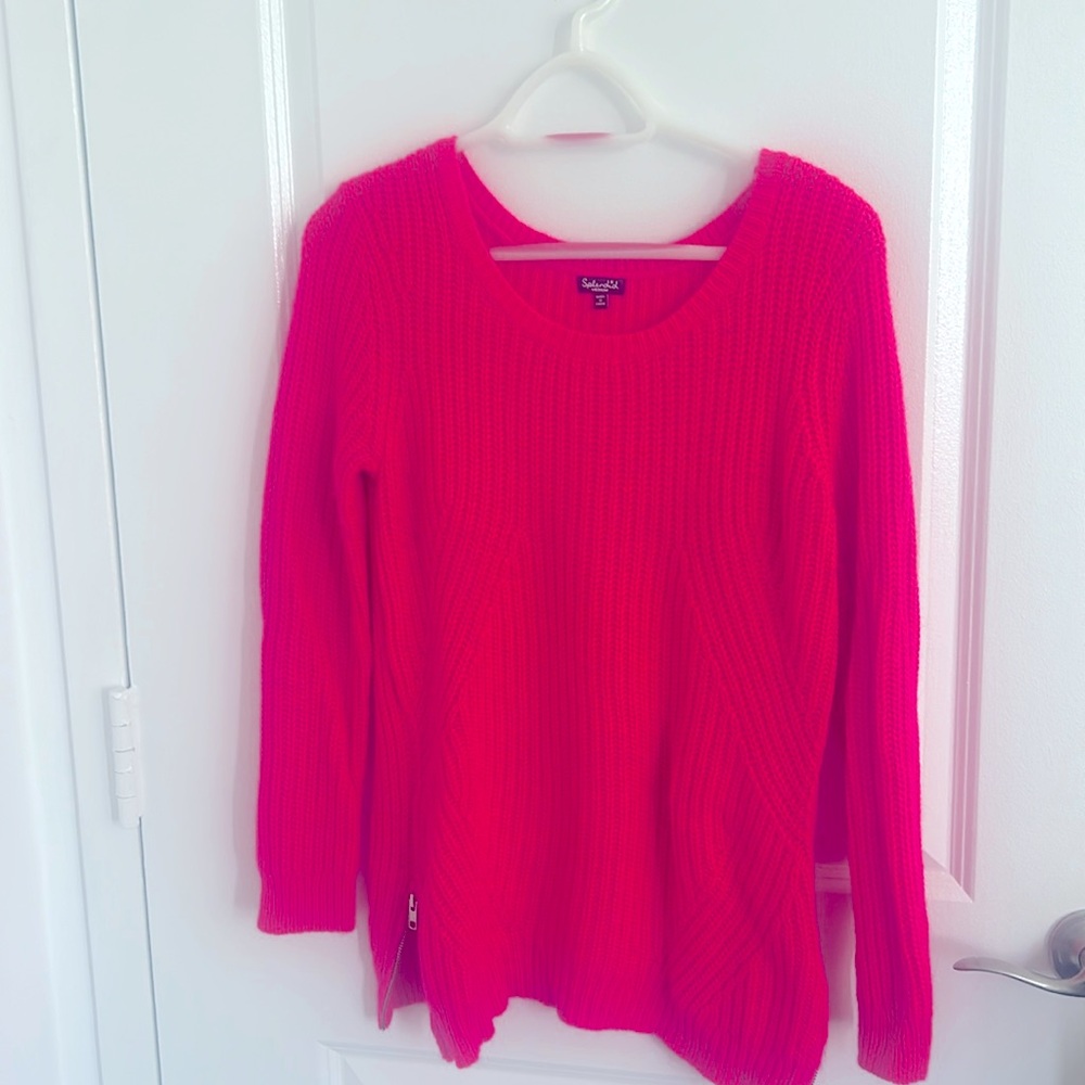 Splendid hot pink sweater